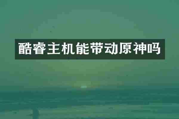 酷睿主机能带动原神吗