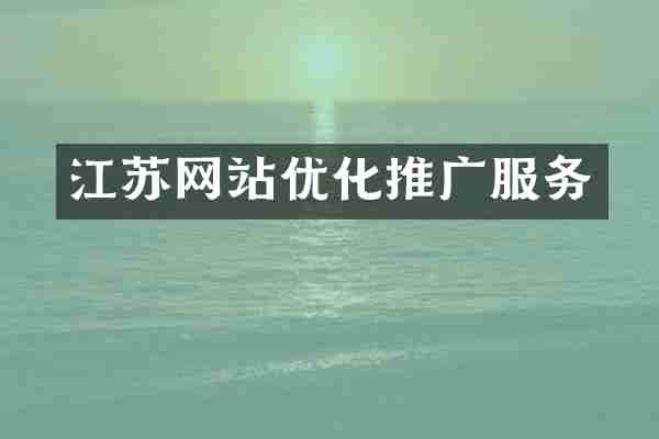 江苏网站优化推广服务