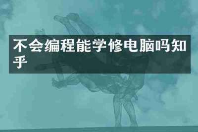 不会编程能学修电脑吗知乎