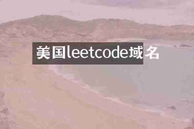 美国leetcode域名