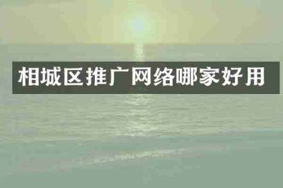 相城区推广网络哪家好用