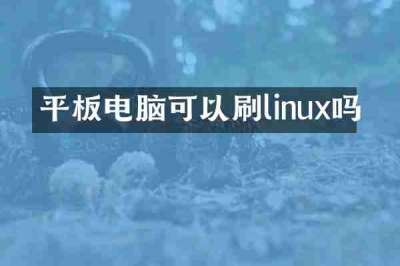 平板电脑可以刷linux吗