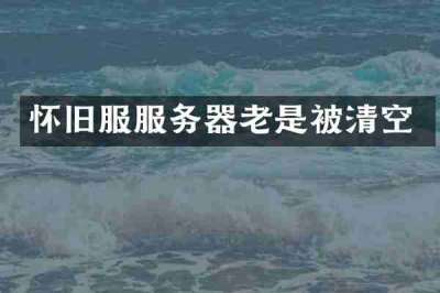 怀旧服服务器老是被清空