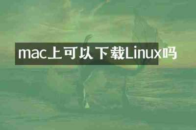mac上可以下载Linux吗