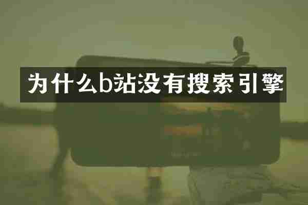 为什么b站没有搜索引擎