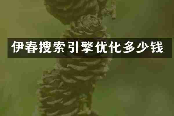 伊春搜索引擎优化多少钱