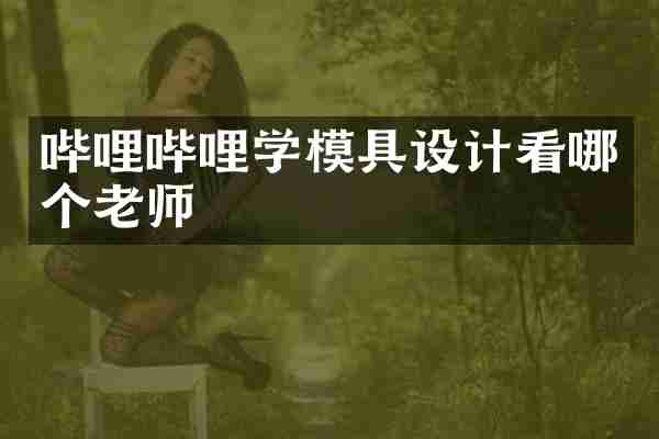哔哩哔哩学模具设计看哪个老师