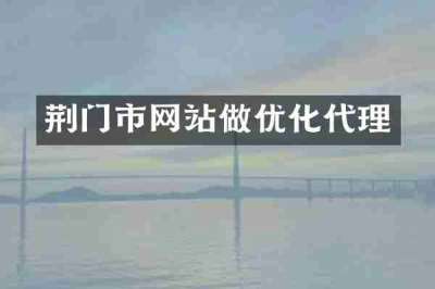 荆门市网站做优化代理