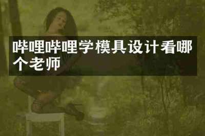 哔哩哔哩学模具设计看哪个老师