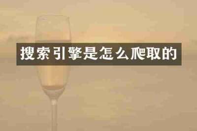 搜索引擎是怎么爬取的