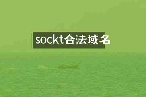 sockt合法域名
