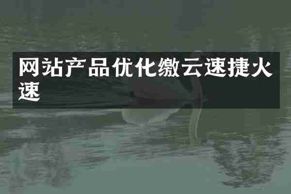网站产品优化缴云速捷火速