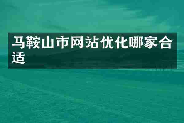 马鞍山市网站优化哪家合适