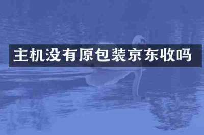 主机没有原包装京东收吗