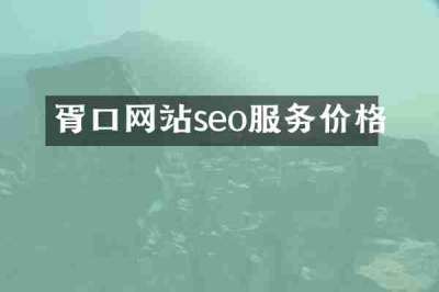 胥口网站seo服务价格