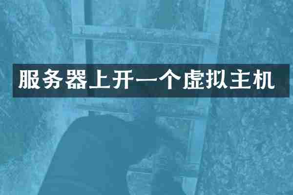 服务器上开一个虚拟主机