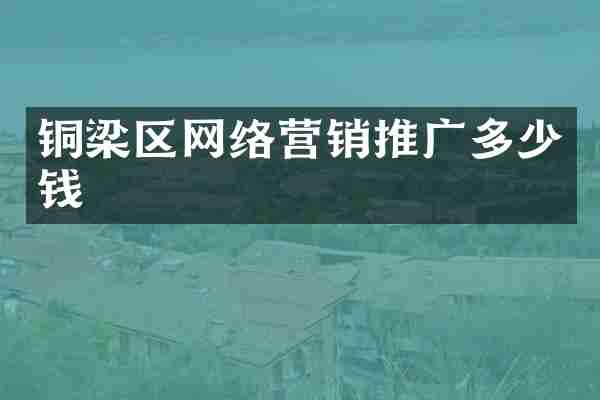 铜梁区网络营销推广多少钱