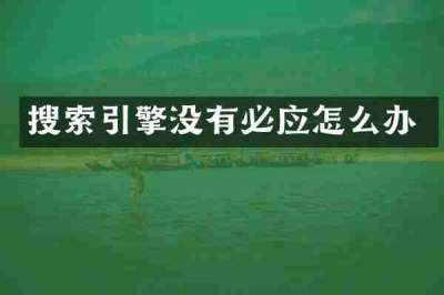 搜索引擎没有必应怎么办