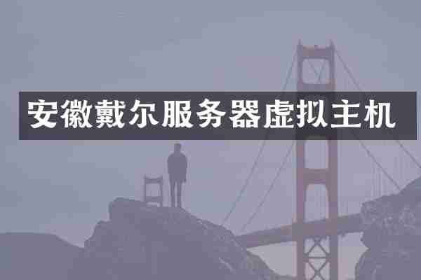 安徽戴尔服务器虚拟主机