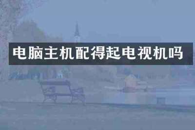 电脑主机配得起电视机吗