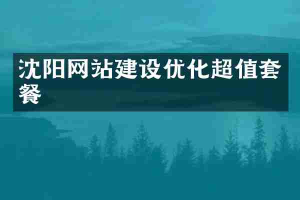 沈阳网站建设优化超值套餐