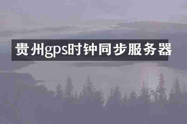 贵州gps时钟同步服务器