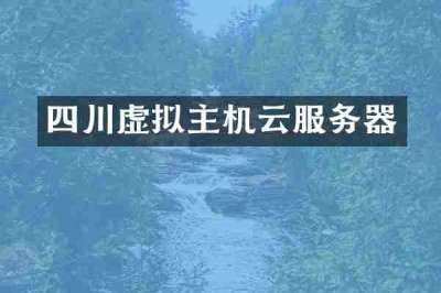 四川虚拟主机云服务器