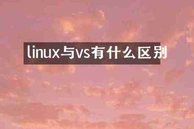 linux与vs有什么区别