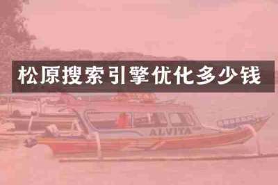 松原搜索引擎优化多少钱