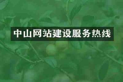 中山网站建设服务热线