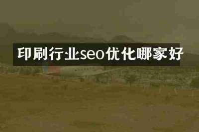 印刷行业seo优化哪家好