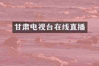 甘肃电视台在线直播