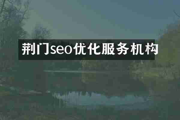 荆门seo优化服务机构