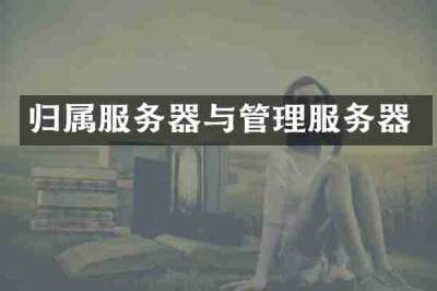 归属服务器与管理服务器