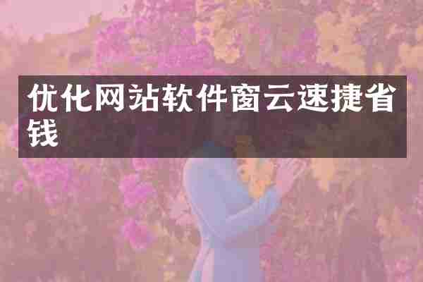 优化网站软件窗云速捷省钱