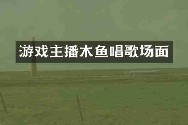 游戏主播木鱼唱歌场面
