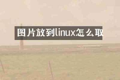 图片放到linux怎么取