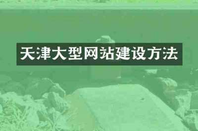天津大型网站建设方法
