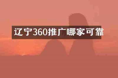 辽宁360推广哪家可靠