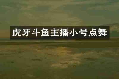 虎牙斗鱼主播小号点舞