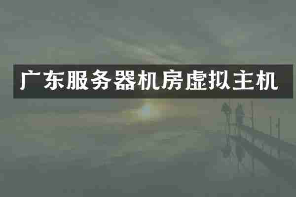 广东服务器机房虚拟主机