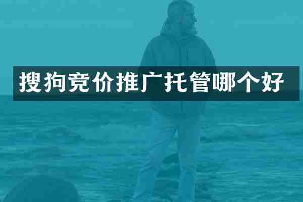 搜狗竞价推广托管哪个好
