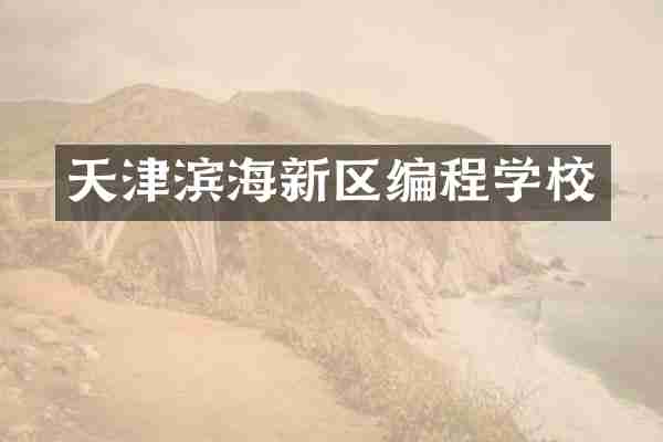 天津滨海新区编程学校