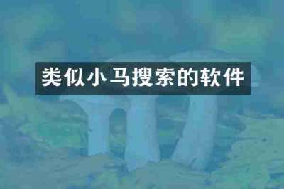 类似小马搜索的软件