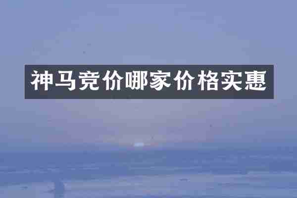 神马竞价哪家价格实惠
