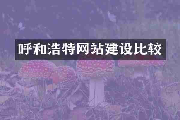 呼和浩特网站建设比较