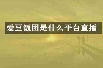 爱豆饭团是什么平台直播