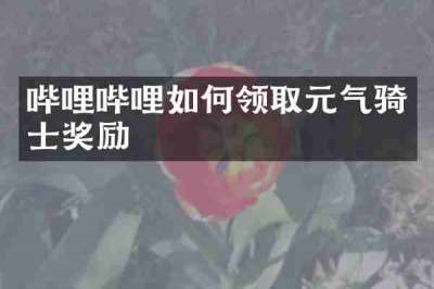 哔哩哔哩如何领取元气骑士奖励