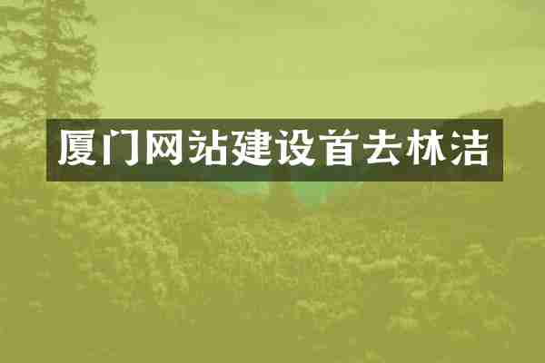 厦门网站建设首去林洁