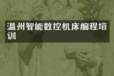 温州智能数控机床编程培训